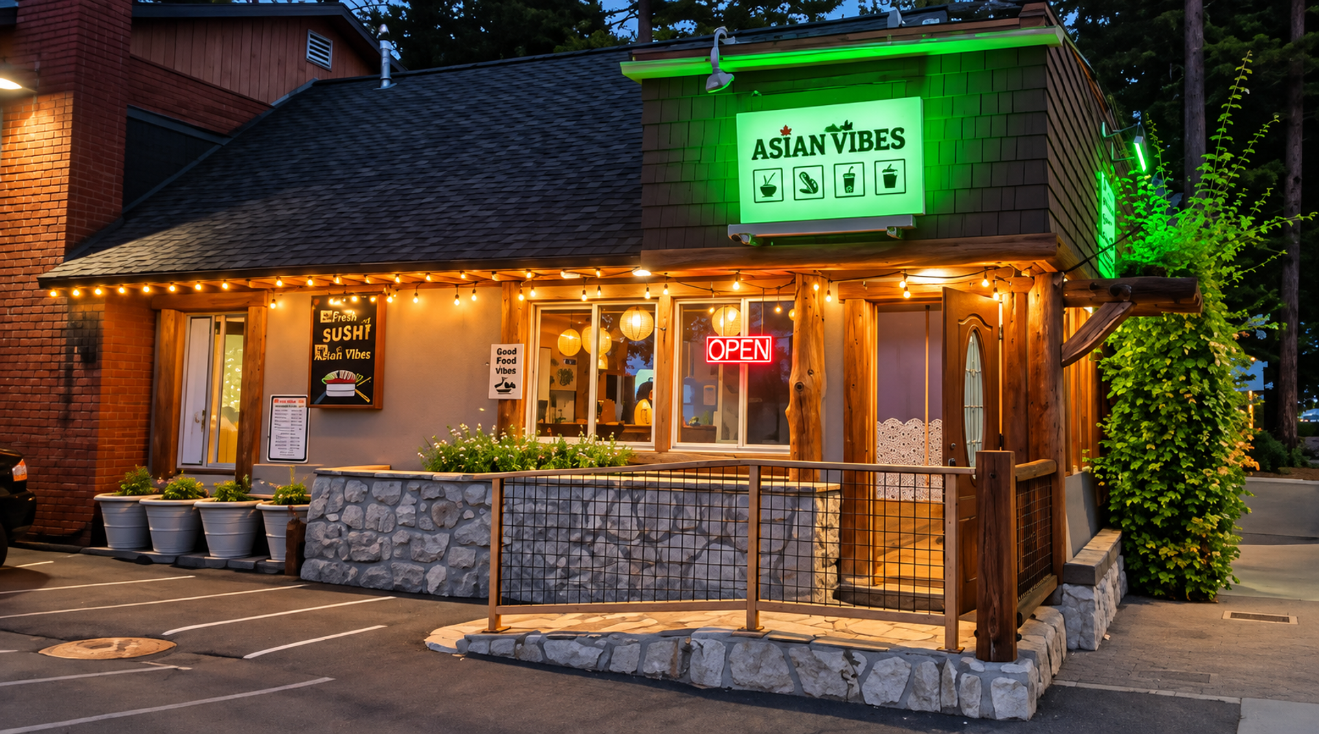Japanese-inspired dining on North Lake Boulevard
