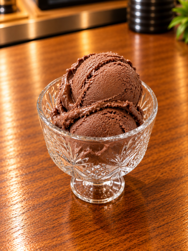 Gelato Chocolate.