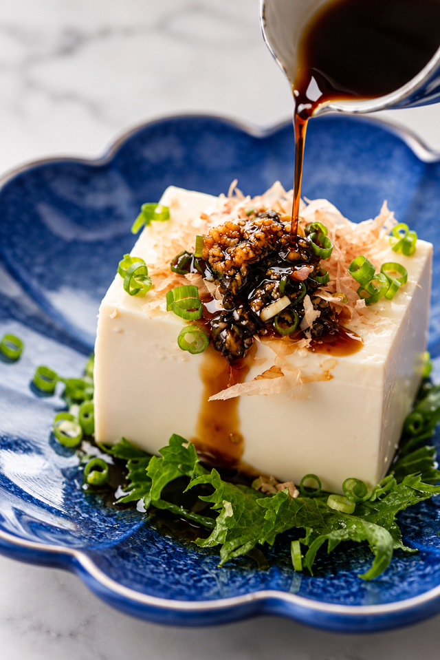 10. Japanese Cold Tofu(Hiyayakko).