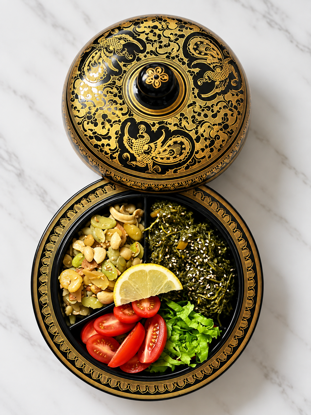 18. Burmese Traditional Tea Leaf Salad.