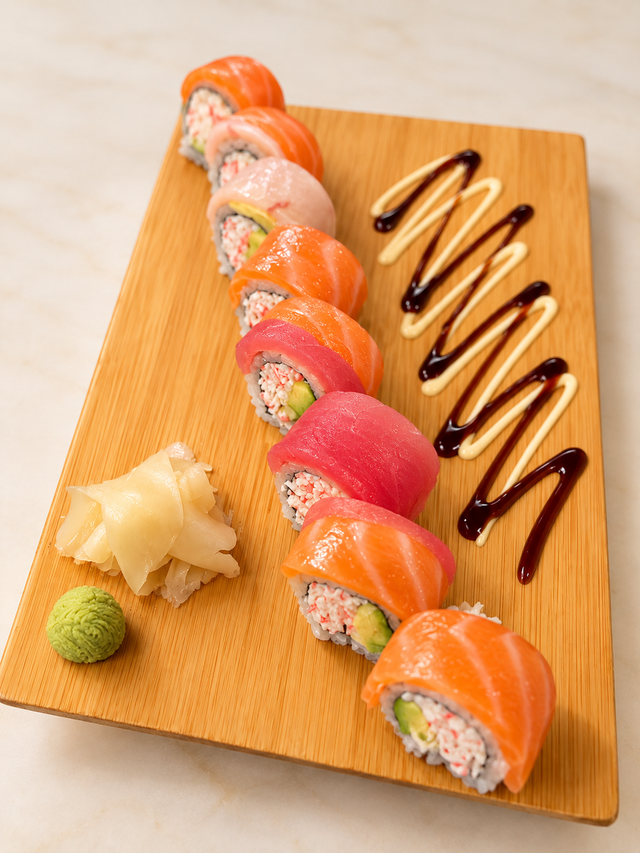 32. Rainbow Roll.