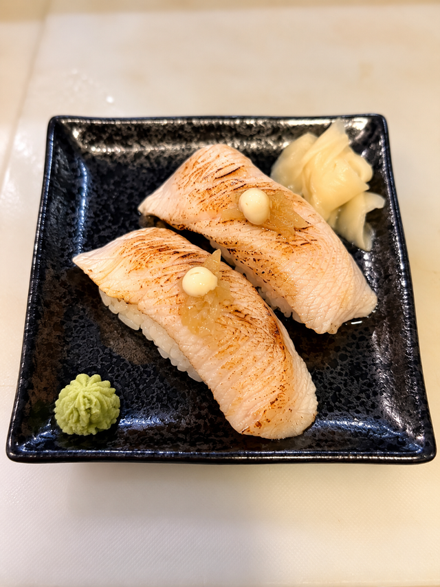57. Seared Hamachi.