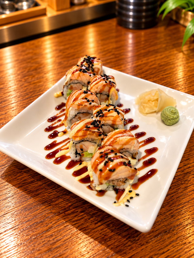 41. Hawaii Salmon Roll.