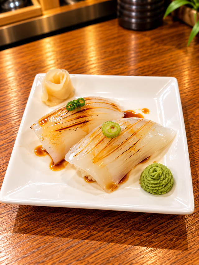 61. Seared Ika.